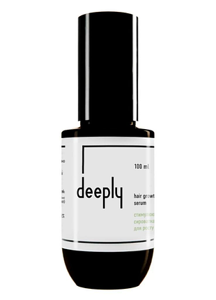 Сироватка для густоти і сили волосся deeply fullness & strength serum (hair growth serum) 100 мл