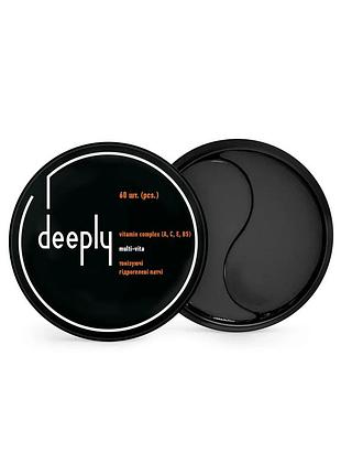 Вітамінізовані гідрогелеві патчі під очі deeply vitamin glow eye patches з вітамінами для сяйва та свіжості шкіри