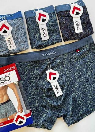 Трусы мужские боксеры с широкой резинкой taso 5838 бамбук хлопок. размер: 2xl