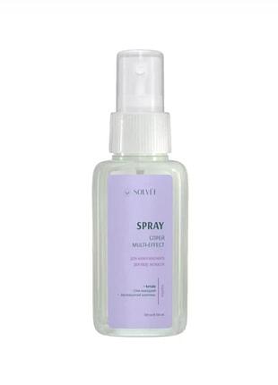 Спрей для комплексного догляду волосся solvee maitre spray multi-effect 100 мл