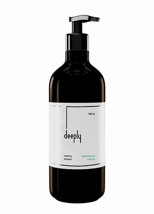 Восстанавливающий шампунь для волос deeply restoring shampoo для мягкости, гладкости и ухода за сухими волосами