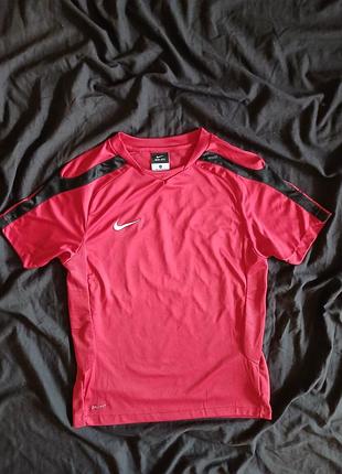 Оригінальна футболка nike dri-fit / червона спортивна джерсі