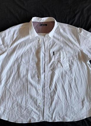 Чоловіча біла сорочка ben sherman (оригінал) — короткий рукав