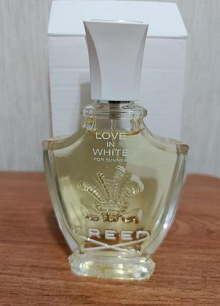 Оригинальный creed love in white for summer 75 ml (бышек ~65 мл)