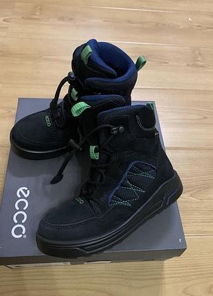 Черевики для хлопчиків ecco urban чорні 2