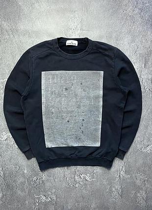 Vintage винтажный свитшот stone island стон айленд big logo casual кэжуал size xl размер хл
