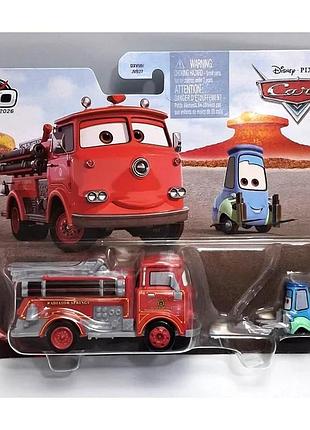 Набір машинок тачки mattel disney pixar cars red та guido ред і гвідо 1:55, колекція 20 років cars 2026, оригінал