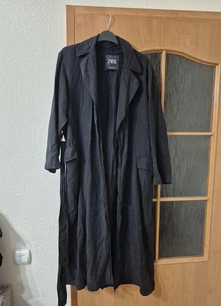 Довгий тренч zara
