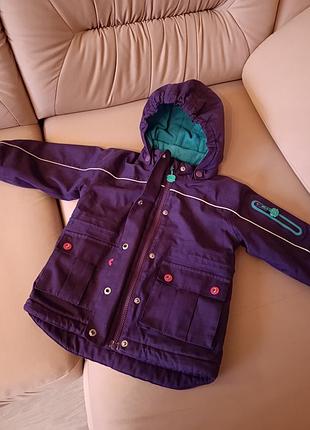 Куртка утеплена для хлопчика green cotton pp 98cm 2-3 роки/ комбез в подарунок/