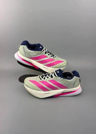 Професійні бігові кросівки adidas adizero boston 13 "wonder silver / spark fusion / lucid pink"