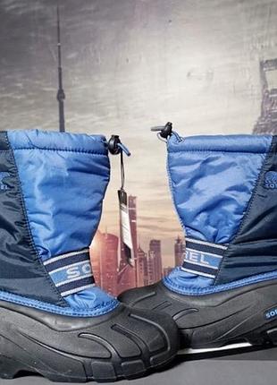 Дитячі зимові чоботи (сноубутси) sorel  розмір: eur 33 / us 2 / uk 1 / 20 см по устілці  артикул / модель: ny1799-498   виробник в'єтнам оригінал