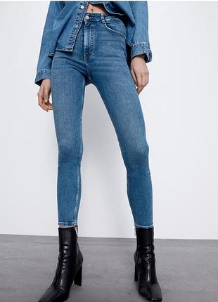 Новые джинсы скинни zara