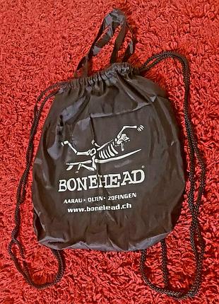 Торба-рюкзак унисекс от "bonehead", черная
