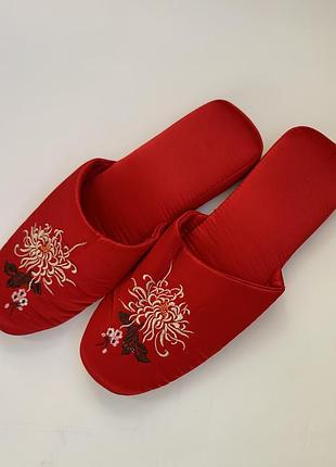 Тапочки,шелк,р.37-38
