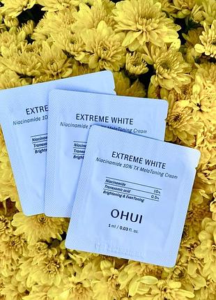 Ohui extreme white niacinamide 10% tx mela-toning cream пробник 1 мл