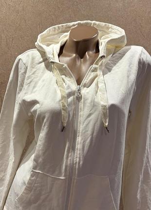 Жіноча спортивна кофта-худі h&m sport на блискавці, розмір xl, бавовна