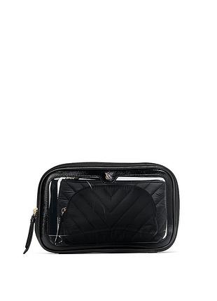 Набор косметичек виктория сикрет victoria’s secret 3-piece makeup bag