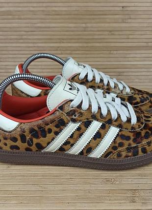 Кроссовки adidas samba og preloved red leopard размер 39 (25 см)