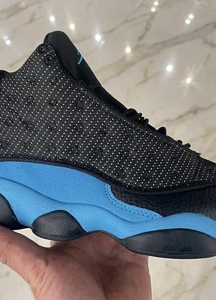 Кросівки чоловічі jordan 13 retro black university blue