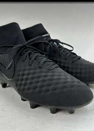 Чорні футбольні бутси nike magista onda ii df fg оригинал