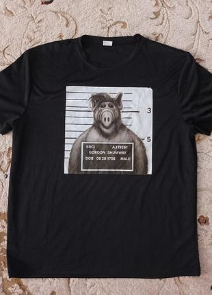 Футболка компресійна 2-3xl,з  цікавим принтом