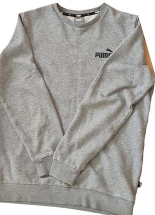 Свитшот puma серый, размер s 2