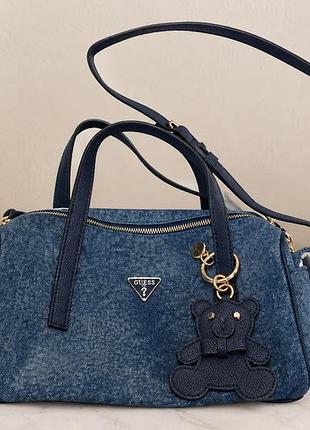 Сумка для жінок guess джинсова синя