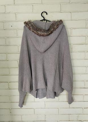 Кардиган пончо one size* 3