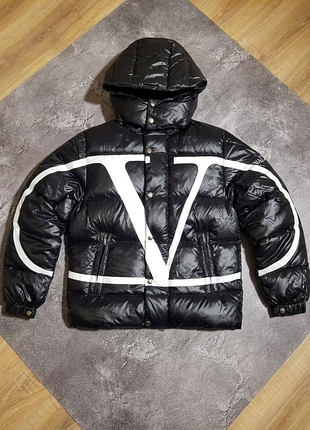 Пуховик moncler x valentino | пуховик моклір валентіно