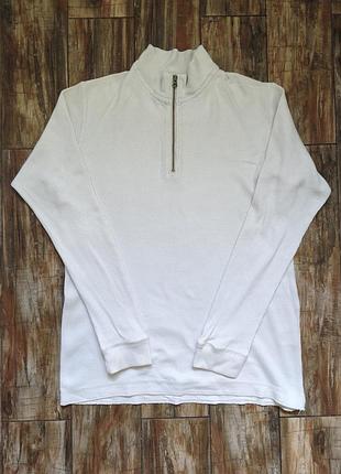 Свитер 1/3 зип uniqlo, l