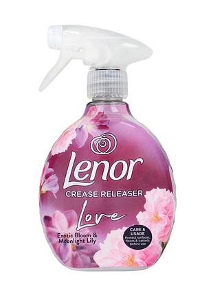 Парфумований спрей для текстилю lenor crease releaser exotic bloom & moonlight lily