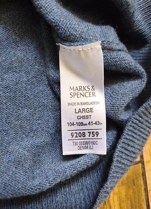 Светр кашемір m&s, l 4