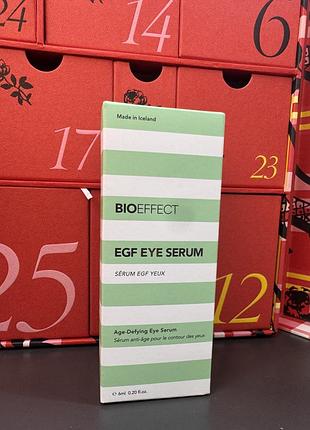 Сироватка для очей bioeffect. egf eye serum, 6 ml, нова