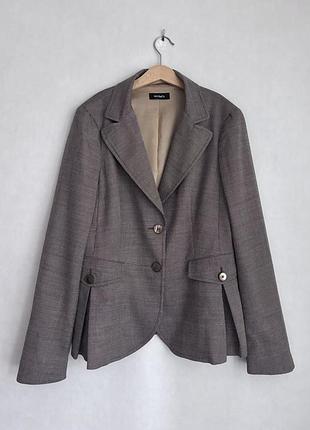 Пиджак max&amp;co/max mara с баской, шерсть+вискоза