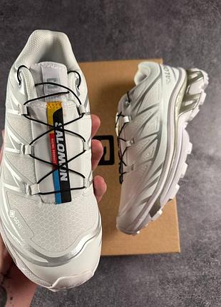 Кроссовки salomon xt-6 gore-tex white