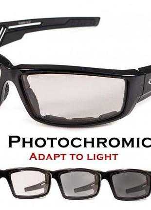 Окуляри фотохромні (захисні) global vision sly photochromic anti-fog (clear) фотохромні прозорі