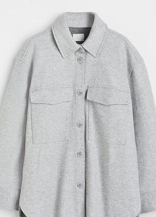Тепла куртка сорочка h&m