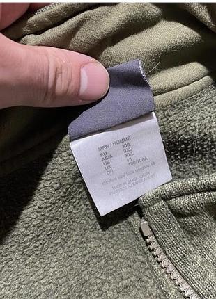 Чоловіча флісова кофта jack wolfskin, хакі, xxl
