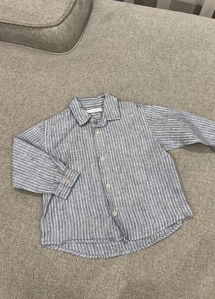 Лляна сорочка zara