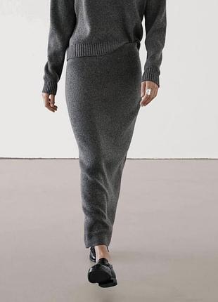 Спідниця вовна/кашемір  massimo dutti
