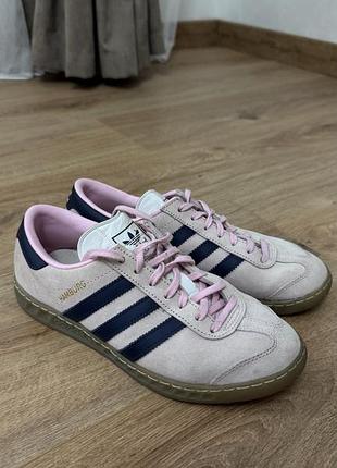 Кеди adidas оригінальні 38 розмір 24 см натуральна замша демісезон