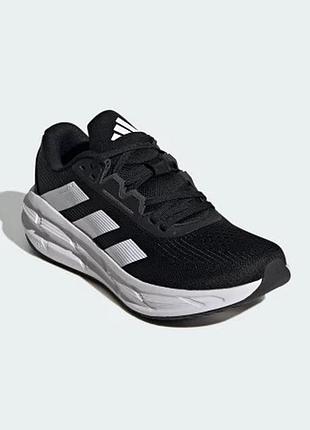 Кросівки жіночі adidas чорні з білими смужками