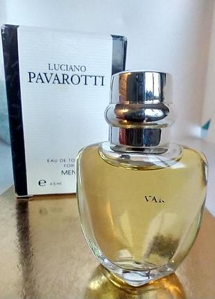 Luciano pavarotti for men мініатюра 4,5 мл вінтаж