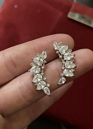 Сережки з кристалами 5