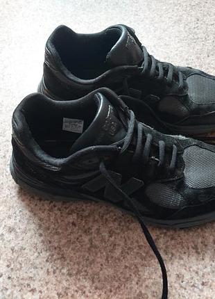 Кросівки чоловічі new balance чорні, 41 розмір, замша/текстиль