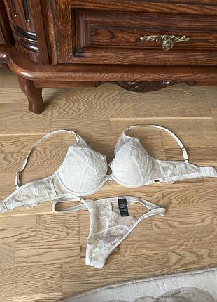 Вишуканий мереживний комплект білизни calvin klein (оригінал)