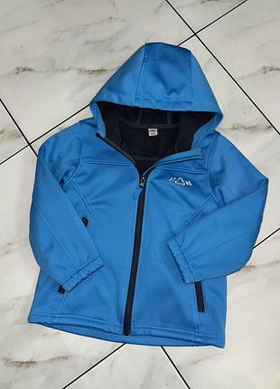 Демисезонная куртка софтшелл softshell на мальчика разные на 3-4 года (рост 140-146-152см)