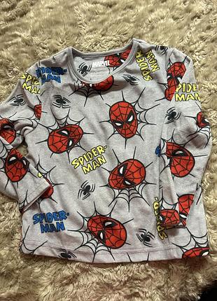 Велюровий піжамний реглан marvel spider man primark