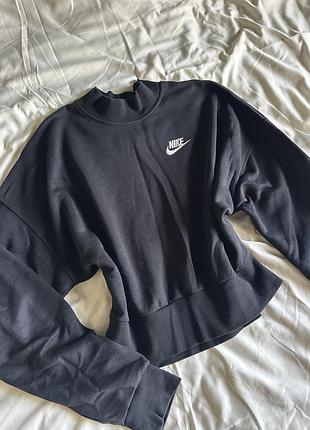 Світшот жіночий від nike всі бірки присутні темно синього кольору на xs-s трьохнитка