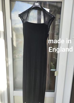 Роскошное винтажное платье-макси wallis • made in england • бархат и сетка • стиль 90s / y2k